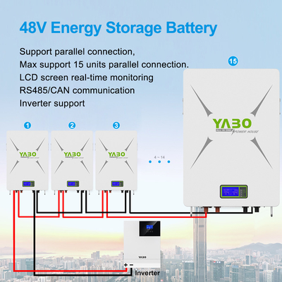 Solar Lifepo4 Battery Powerwall 5kwh 10kwh Przenośny transport 48v 200ah