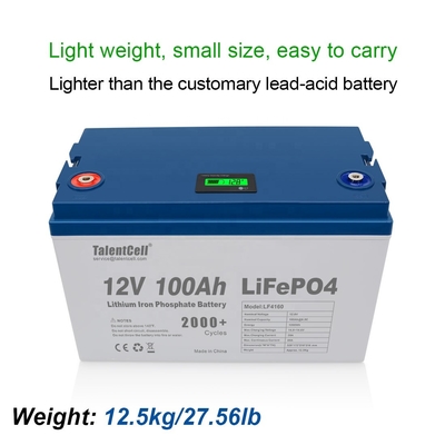 Lifepo4 Golf Battery Solar RV Akumulator 100ah 12v bateria litowa lifepo4;