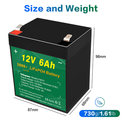 Akumulator Talentcell 12v 6ah Lifepo4 Deep Cycle 2000 cykli 32700 6000mah