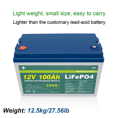 24V 36V 48V 200Ah 300Ah 400Ah litowo 12v 100ah Głęboki cykl Lifepo4 Bateria Solar Marine Rv
