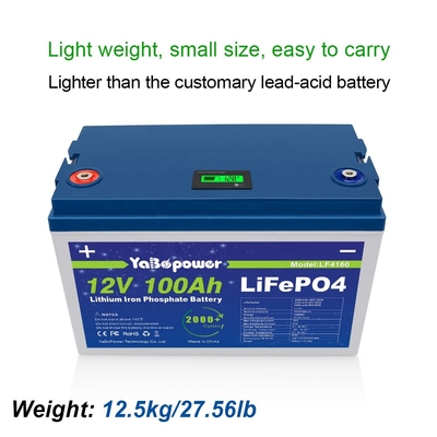 Lifepo4 12v 100ah Akumulator litowo-żelazowo-fosforanowy Rower elektryczny Wózki golfowe Łodzie