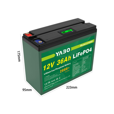 Akumulator 12V 36Ah Lifepo4 do głębokiego cyklu magazynowania energii słonecznej