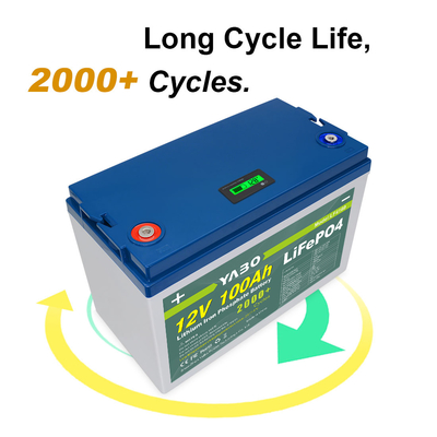 100 Ah Lifepo4 12-woltowy akumulator do głębokiego cyklu litowy 2000 cykli Wymień żel