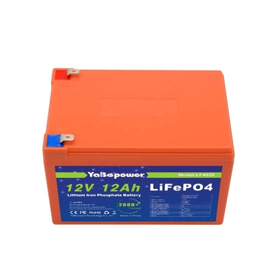 12.8v 12v 12ah Lifepo4 Akumulatorowy prąd rozładowania 6A