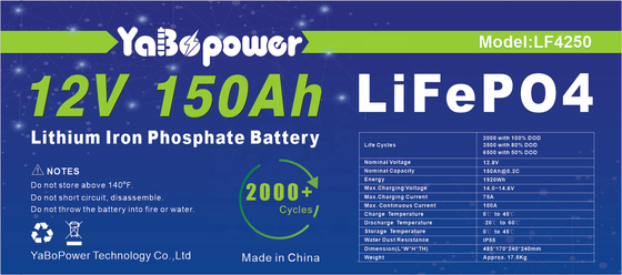 Ogniwo akumulatorowe 12V 150ah Lifepo4 32700 Fosforan litowo-żelazowy