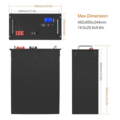 3,5 kWh 10 kWh 51,2 V 200ah Bateria litowa Lifepo4 100 Ah 2000 cykli