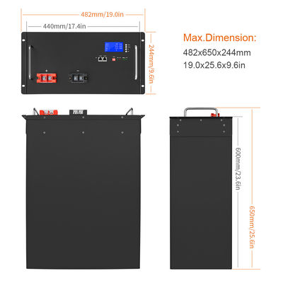 Fosforan litowo-żelazowy Ups Lifepo4 Battery 48v 200ah Auto Rechargeable Fast Dispatch