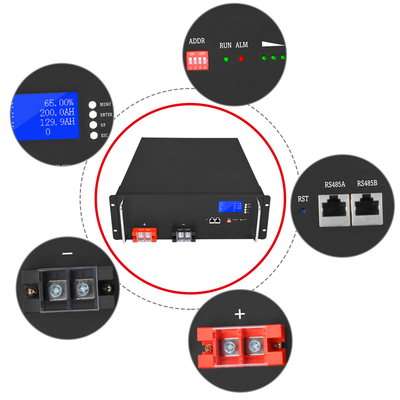 Solar Lifepo4 Home Battery Backup 48v 100ah Lifepo4 5,12 kWh z BMS