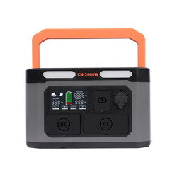 2000 W 1000 W przenośna elektrownia litowo-jonowa Camping do użytku domowego