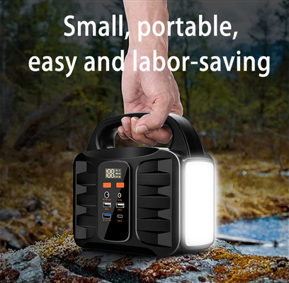 Zasilana energią słoneczną przenośna elektrownia 220 V AC Outlet 150 W 50000 mAh Zasilanie generatora