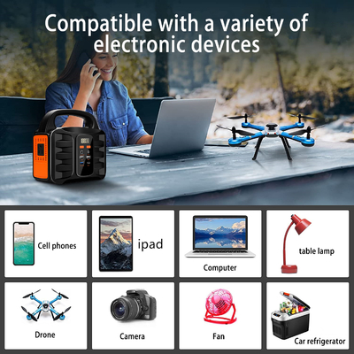 Bateria litowa Przenośna stacja generatora słonecznego 150W Laptop Camping Emergency