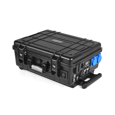 Elektryczny samochód Litowa przenośna elektrownia Wózek bankowy Solar Backup Supply 2500wh
