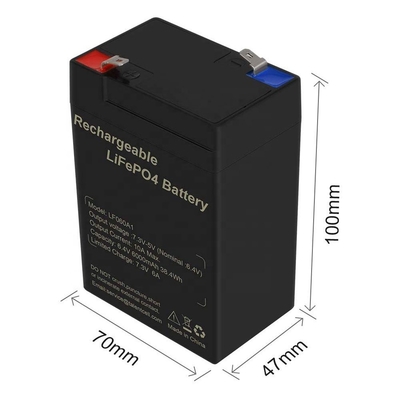 6.4V 4.5Ah 6v 5Ah Oświetlenie akumulatorowe LiFePO4 Deep Cycle