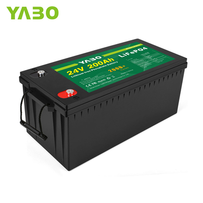 2000 Cykl życia 24 V Lifepo4 Bateria ogniwowa Solarna bateria litowo-żelazowo-fosforanowa 200 Ah
