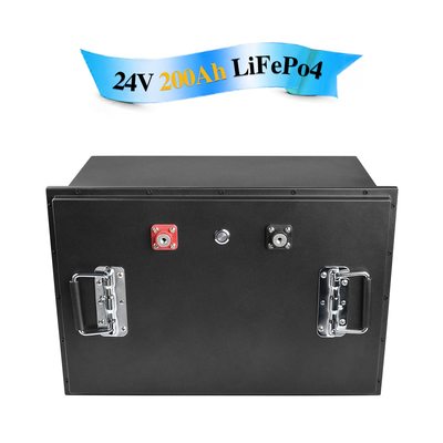24 V Lifepo4 Wózek widłowy Akumulator Elektryczny wodoodporny pokrowiec Wznów Monitor 200 Ah