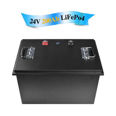 Wodoodporny akumulator 24 V Lifepo4 Fosforan litowo-żelazowy 200 Ah Elektronarzędzie do blachy