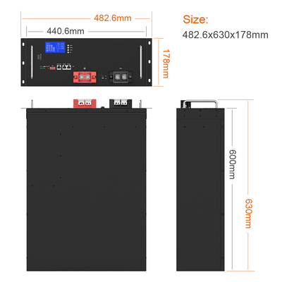 OEM ODM 16S1P Prismatic Battery Cells 170Ah 48V Bateria litowa Akumulatory słoneczne do stacji bazowej