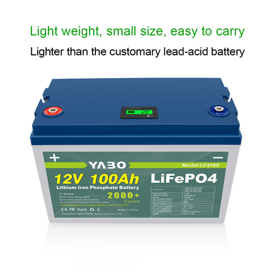 Akumulator FCC 100ah 12 V Lifepo4 Zacisk M8 Obudowa z tworzywa sztucznego IP55