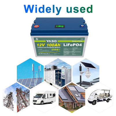 Akumulator FCC 100ah 12 V Lifepo4 Zacisk M8 Obudowa z tworzywa sztucznego IP55