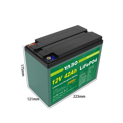 Obudowa z tworzywa sztucznego 12V 42Ah Lifepo4 Akumulator z 32700 ogniwami 6Ah Konfiguracja 4S4P
